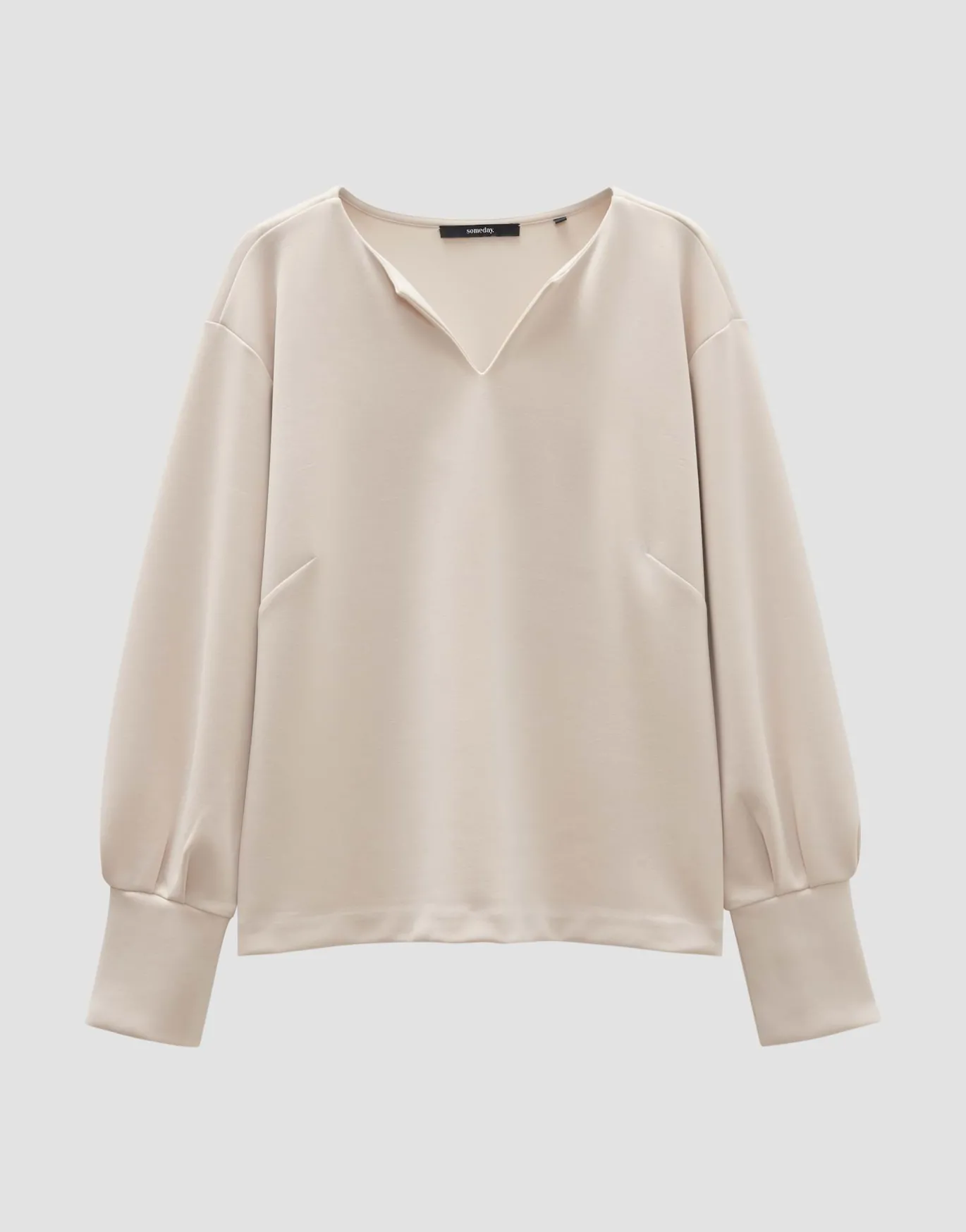 Damen OPUS Sweat^Sweater Ulina Beige Online Bestellen