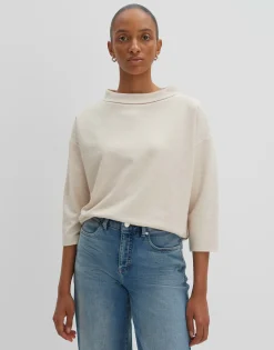 Damen OPUS Sweat^Sweater Uluna Beige Online Bestellen