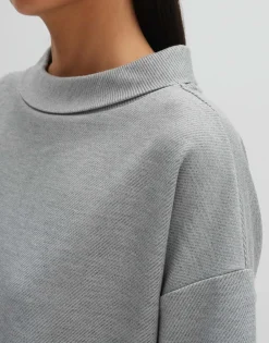 Damen OPUS Sweat^Sweater Uluna Grau Online Bestellen