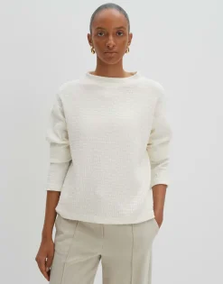 Damen OPUS Sweat^Sweater Umaddie Weiß Online Bestellen