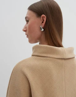 Damen OPUS Sweat^Sweater Umaja Beige Online Bestellen