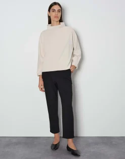 Damen OPUS Sweat^Sweater Umava Detail Beige Online Bestellen