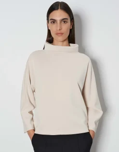 Damen OPUS Sweat^Sweater Umava Detail Beige Online Bestellen