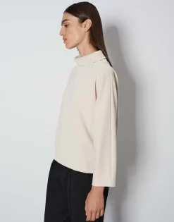 Damen OPUS Sweat^Sweater Umava Detail Beige Online Bestellen