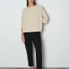 Damen OPUS Sweat^Sweater Ushiny Detail Beige Online Bestellen