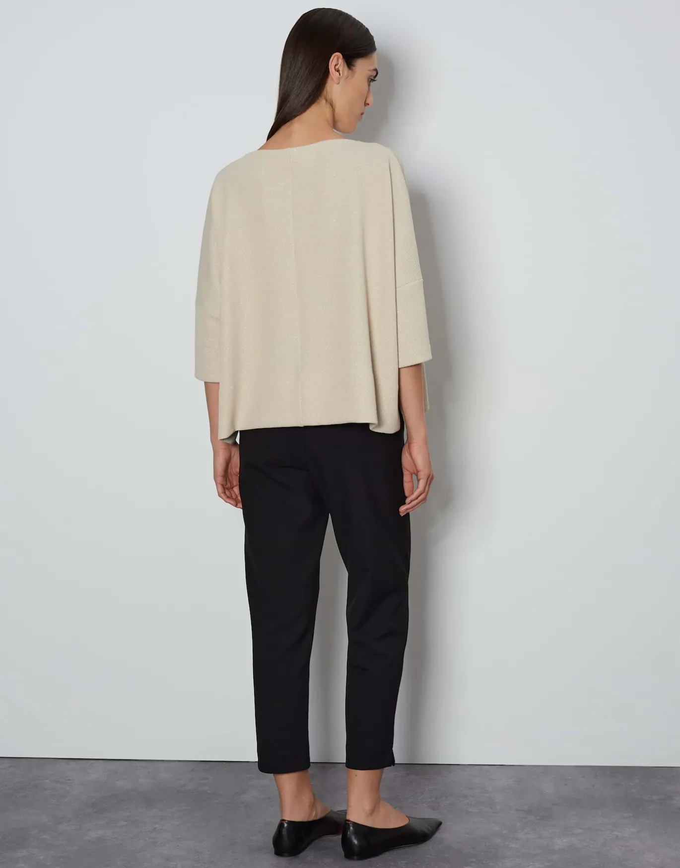 Damen OPUS Sweat^Sweater Ushiny Detail Beige Online Bestellen