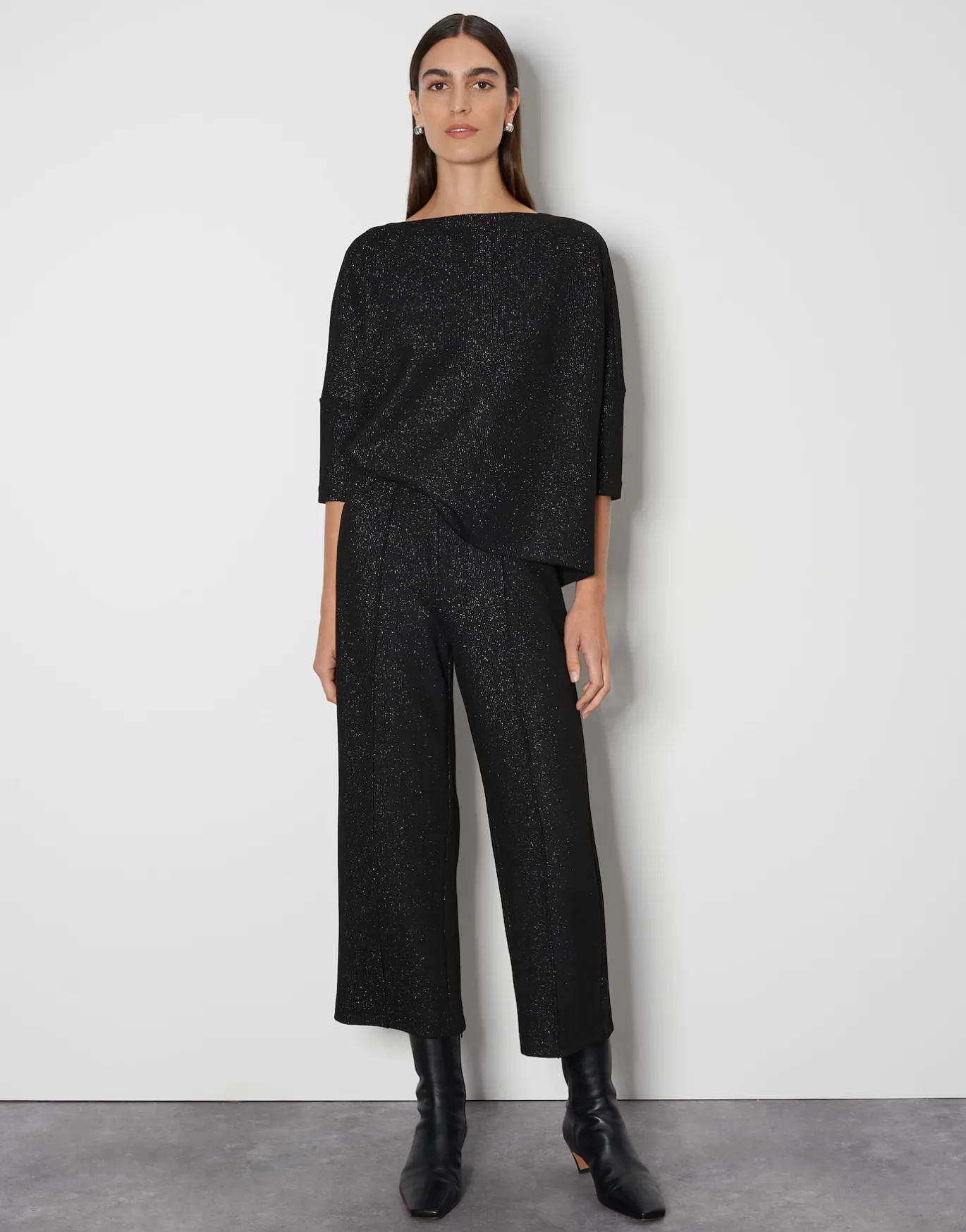 Damen OPUS Sweat^Sweater Ushiny Detail Schwarz Online Bestellen