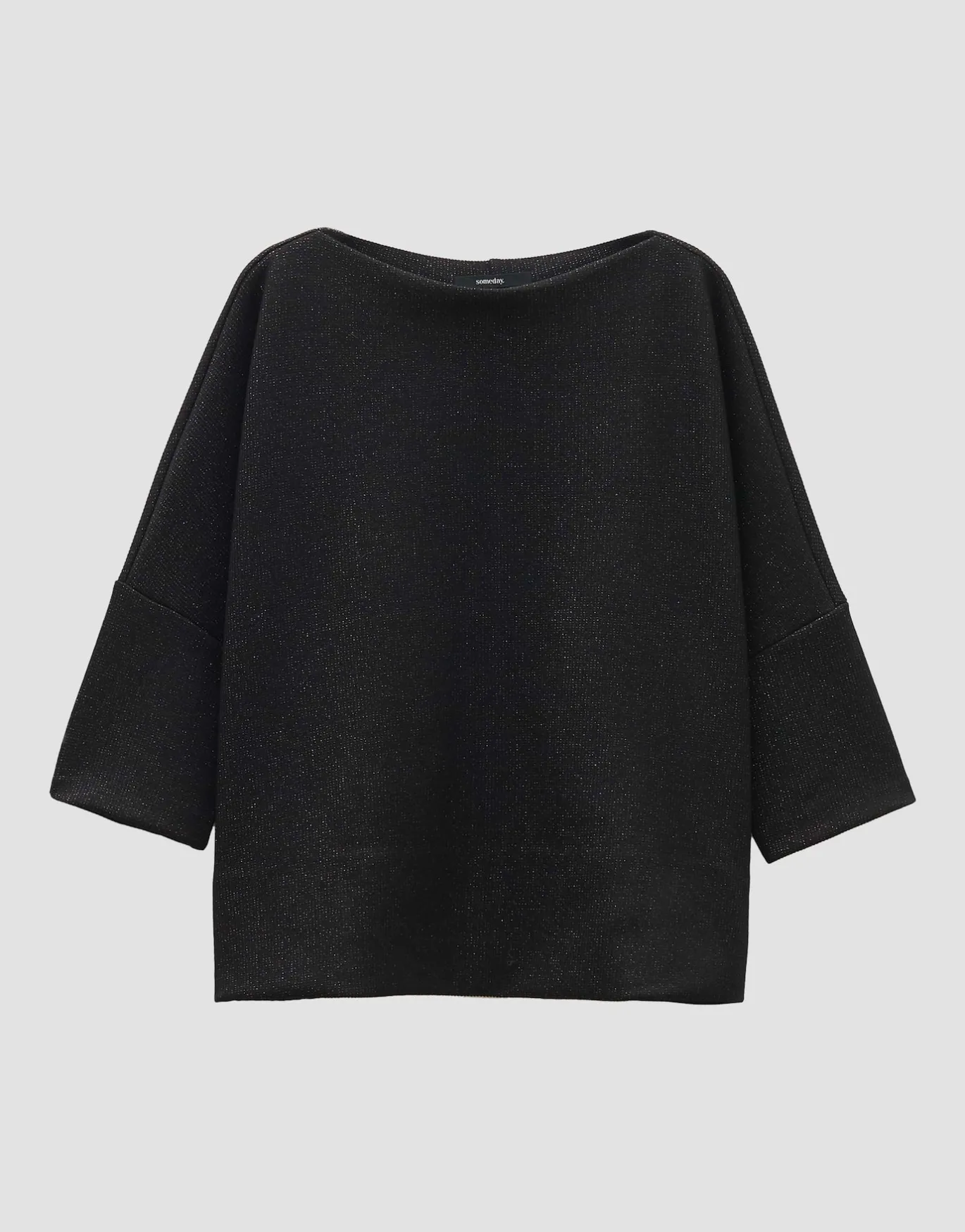 Damen OPUS Sweat^Sweater Ushiny Detail Schwarz Online Bestellen