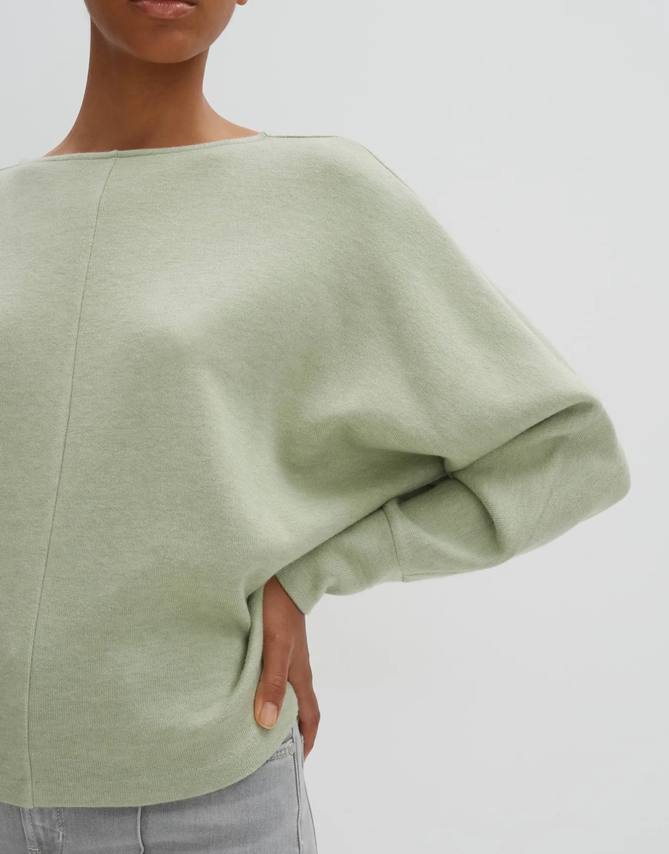 Damen OPUS Sweat^Sweater Utibby Grün Online Bestellen