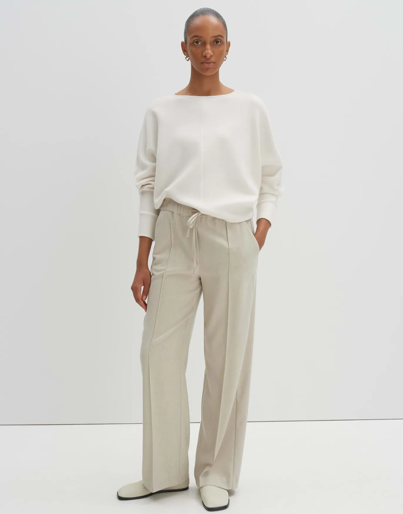 Damen OPUS Sweat^Sweater Utibby Weiß Online Bestellen