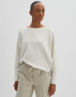 Damen OPUS Sweat^Sweater Utibby Weiß Online Bestellen