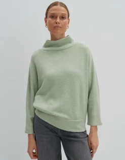 Damen OPUS Sweat^Sweater Uticia Grün Online Bestellen