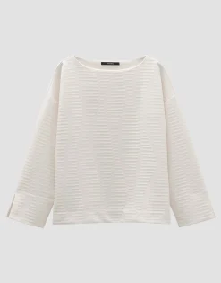 Damen OPUS Sweat^Sweater Uvienna Weiß Online Bestellen