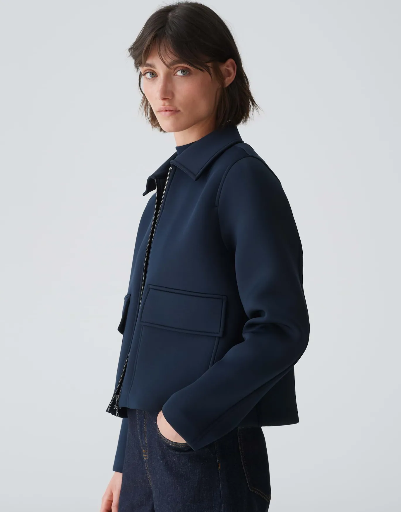 Damen OPUS Sweat^Sweatjacke Gidal Blau Online Bestellen