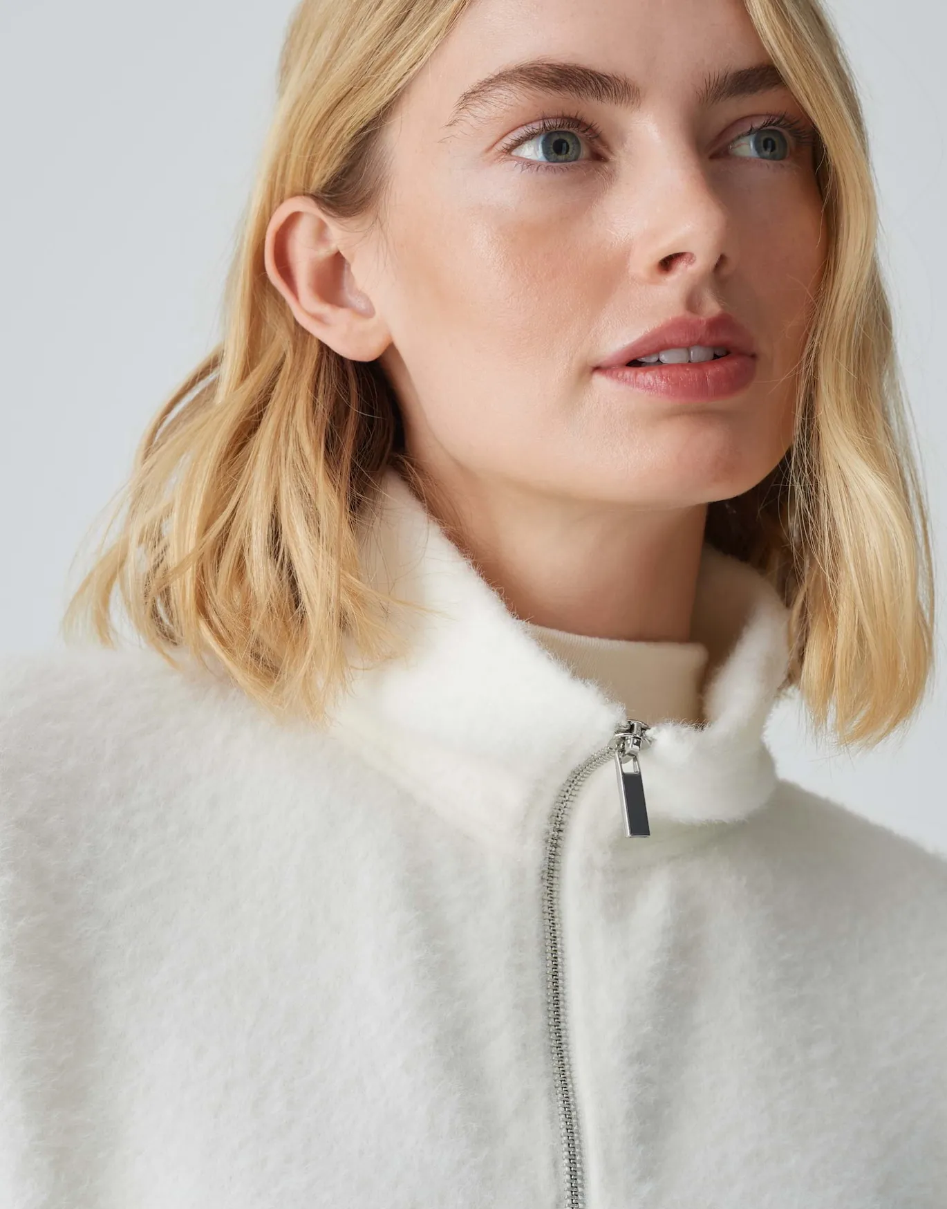 Damen OPUS Sweat^Sweatjacke Gihara Weiß Online Bestellen