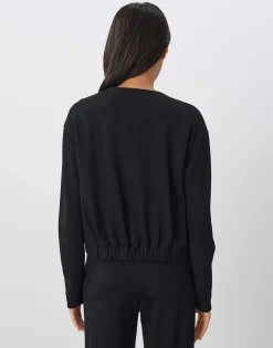 Damen OPUS Sweat^Sweatjacke Ucamilla Schwarz Online Bestellen