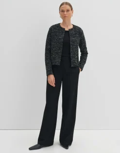 Damen OPUS Sweat | Blazer / Westen^Sweatjacke Ulaya Schwarz Online Bestellen