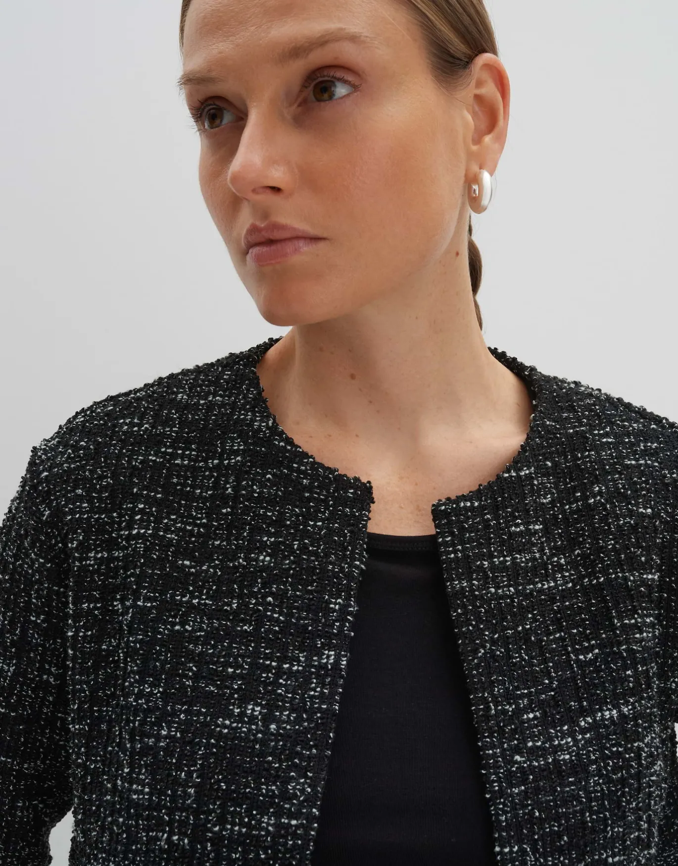 Damen OPUS Sweat | Blazer / Westen^Sweatjacke Ulaya Schwarz Online Bestellen