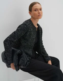 Damen OPUS Sweat | Blazer / Westen^Sweatjacke Ulaya Schwarz Online Bestellen