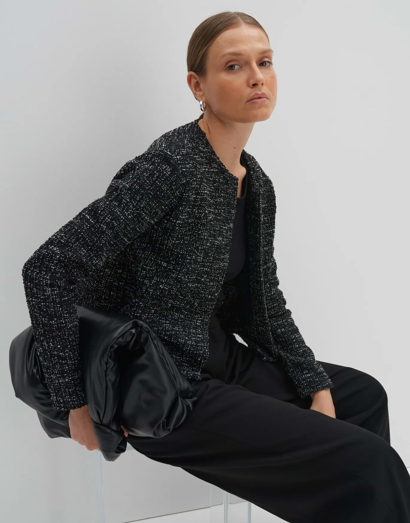 Damen OPUS Sweat | Blazer / Westen^Sweatjacke Ulaya Schwarz Online Bestellen