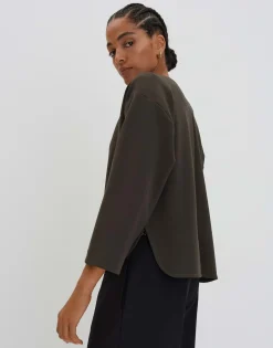 Damen OPUS Sweat^Sweatjacke Uleiko Grün Online Bestellen