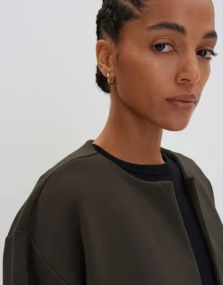 Damen OPUS Sweat^Sweatjacke Uleiko Grün Online Bestellen