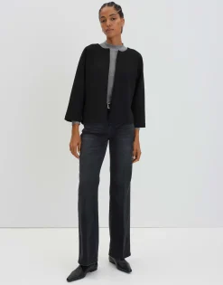 Damen OPUS Sweat^Sweatjacke Uleiko Schwarz Online Bestellen