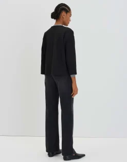 Damen OPUS Sweat^Sweatjacke Uleiko Schwarz Online Bestellen