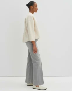 Damen OPUS Jacken / Mäntel | Sweat^Sweatjacke Uteddy Weiß Online Bestellen