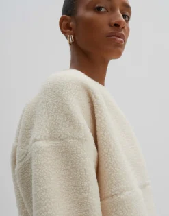 Damen OPUS Jacken / Mäntel | Sweat^Sweatjacke Uteddy Weiß Online Bestellen