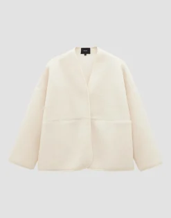 Damen OPUS Jacken / Mäntel | Sweat^Sweatjacke Uteddy Weiß Online Bestellen