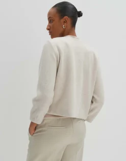 Damen OPUS Sweat^Sweatjacke Utina Beige Online Bestellen