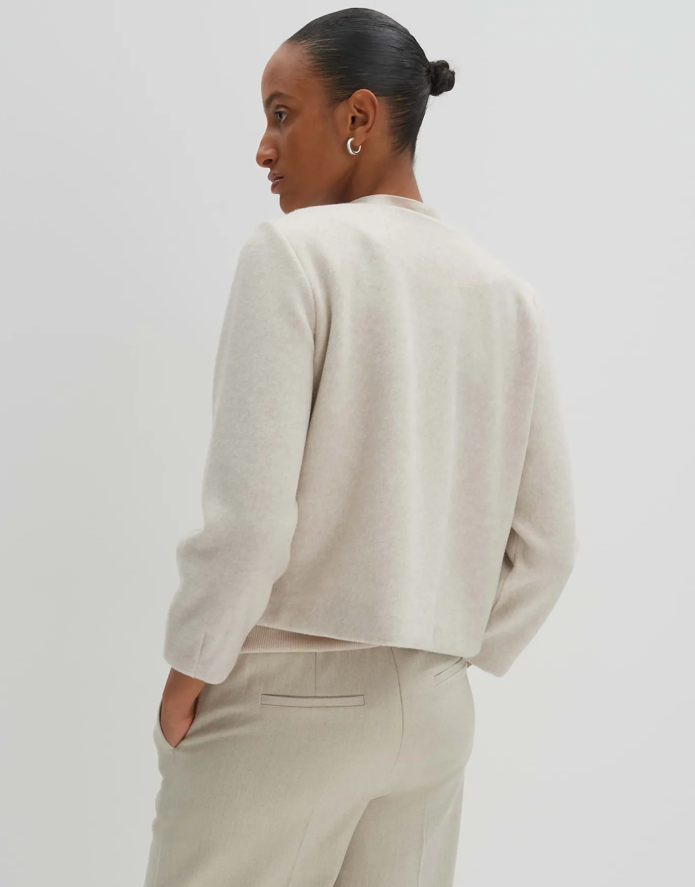 Damen OPUS Sweat^Sweatjacke Utina Beige Online Bestellen