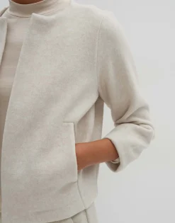 Damen OPUS Sweat^Sweatjacke Utina Beige Online Bestellen