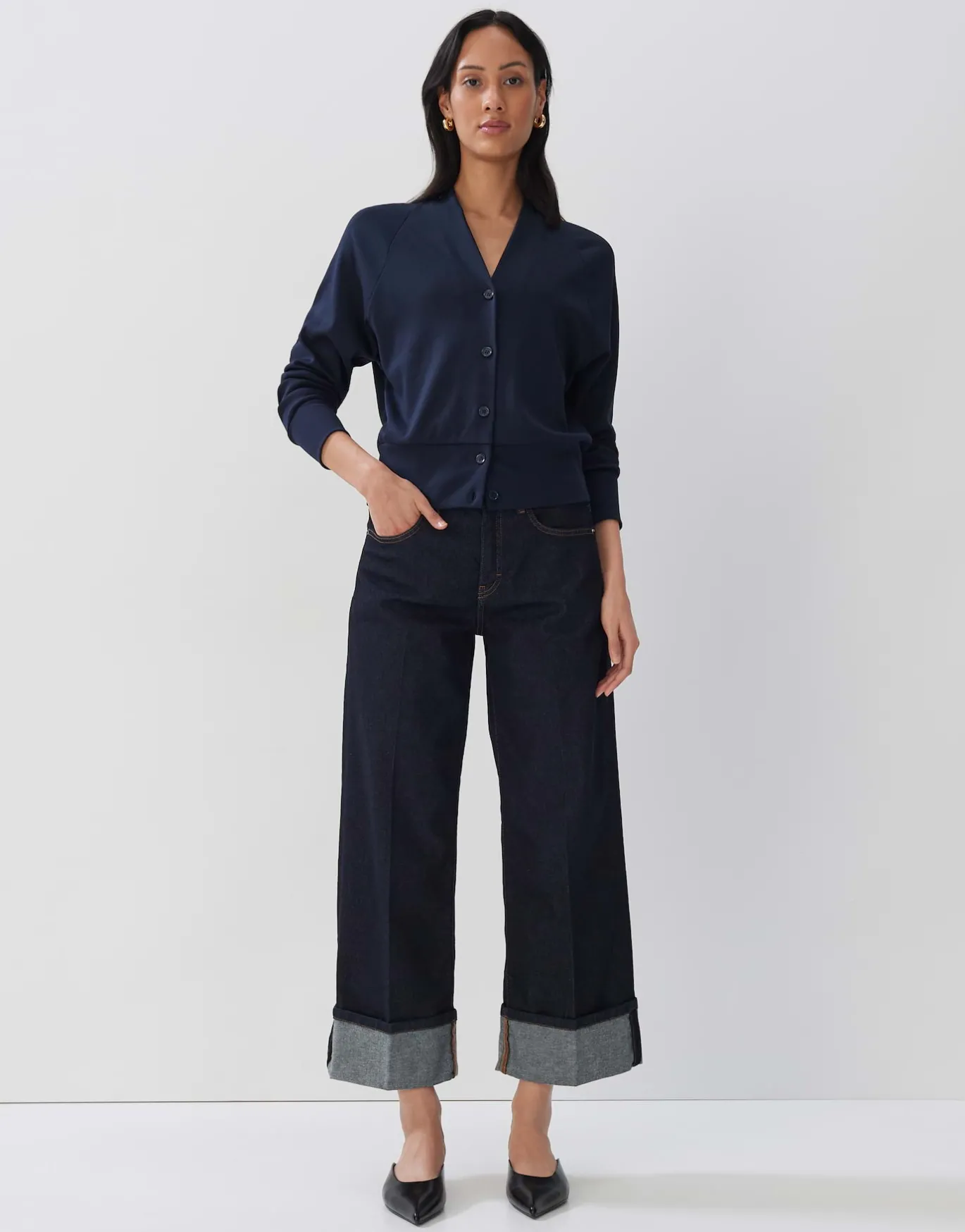 Damen OPUS Strick | Sweat^Sweatjacke Uyakumi Blau Online Bestellen