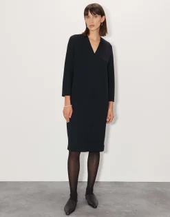 Damen OPUS Kleider^Sweatkleid Qatja Schwarz Online Bestellen