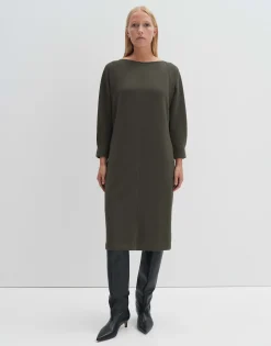 Damen OPUS Kleider^Sweatkleid Qelena Grün Online Bestellen