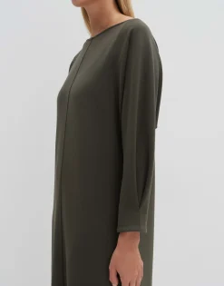 Damen OPUS Kleider^Sweatkleid Qelena Grün Online Bestellen