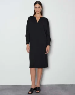 Damen OPUS Kleider^Sweatkleid Quissi Schwarz Online Bestellen