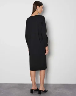 Damen OPUS Kleider^Sweatkleid Quissi Schwarz Online Bestellen