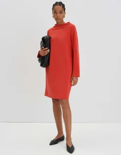 Damen OPUS Kleider^Sweatkleid Qusili Rot Online Bestellen
