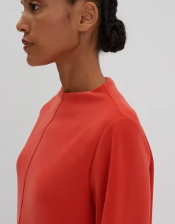 Damen OPUS Kleider^Sweatkleid Qusili Rot Online Bestellen