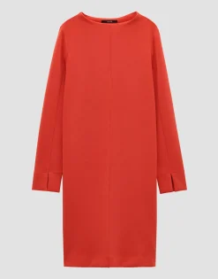 Damen OPUS Kleider^Sweatkleid Qusili Rot Online Bestellen