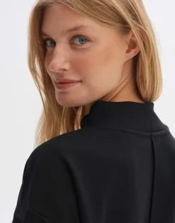 Damen OPUS Kleider^Sweatkleid Wabyni Schwarz Online Bestellen