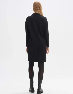 Damen OPUS Kleider^Sweatkleid Wabyni Schwarz Online Bestellen