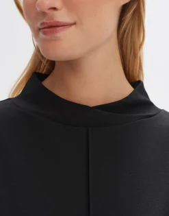 Damen OPUS Kleider^Sweatkleid Wabyni Schwarz Online Bestellen