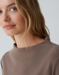 Damen OPUS Kleider^Sweatkleid Willna Braun Online Bestellen