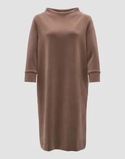 Damen OPUS Kleider^Sweatkleid Willna Braun Online Bestellen