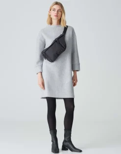 Damen OPUS Kleider^Sweatkleid Wonja Grau Online Bestellen