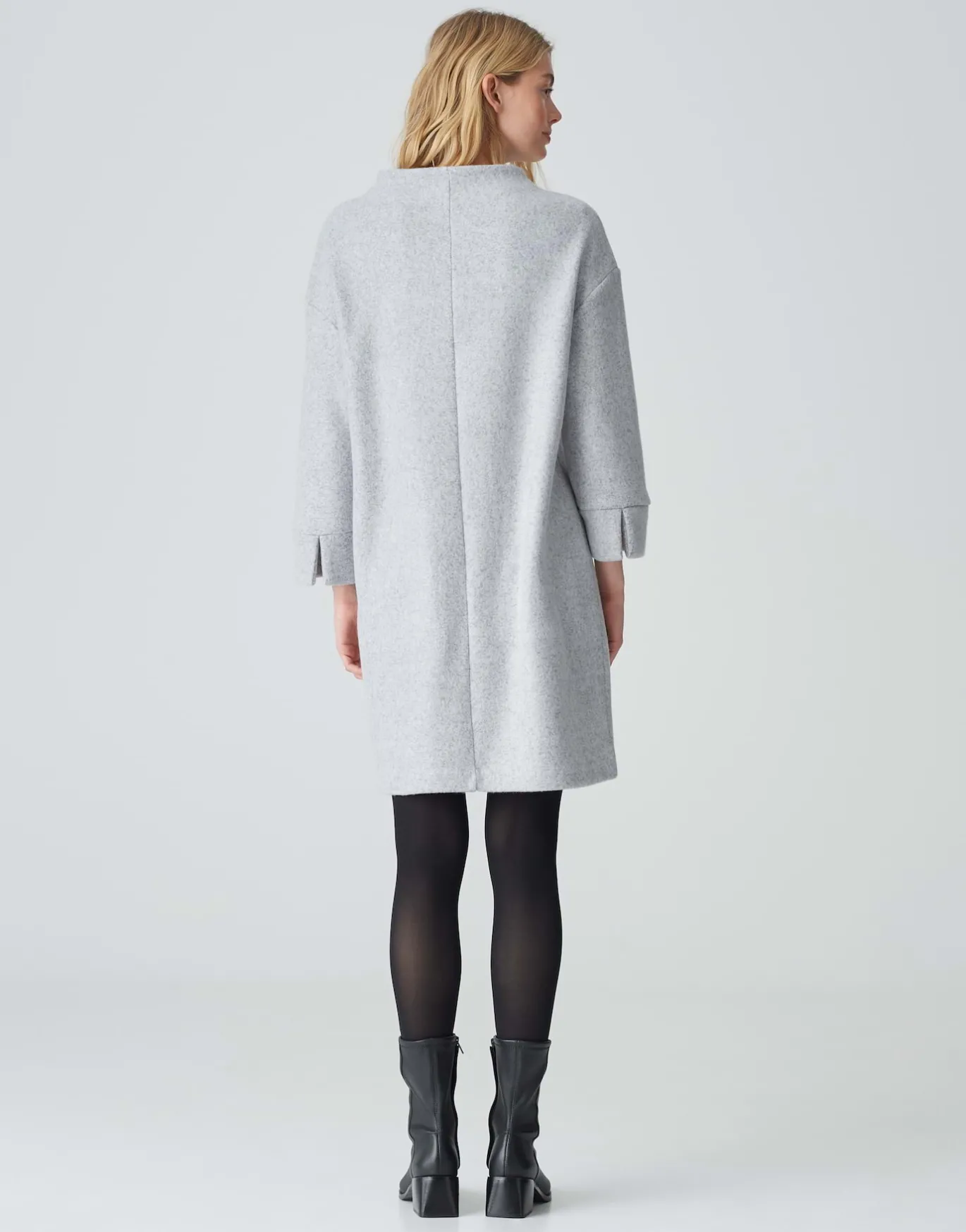 Damen OPUS Kleider^Sweatkleid Wonja Grau Online Bestellen